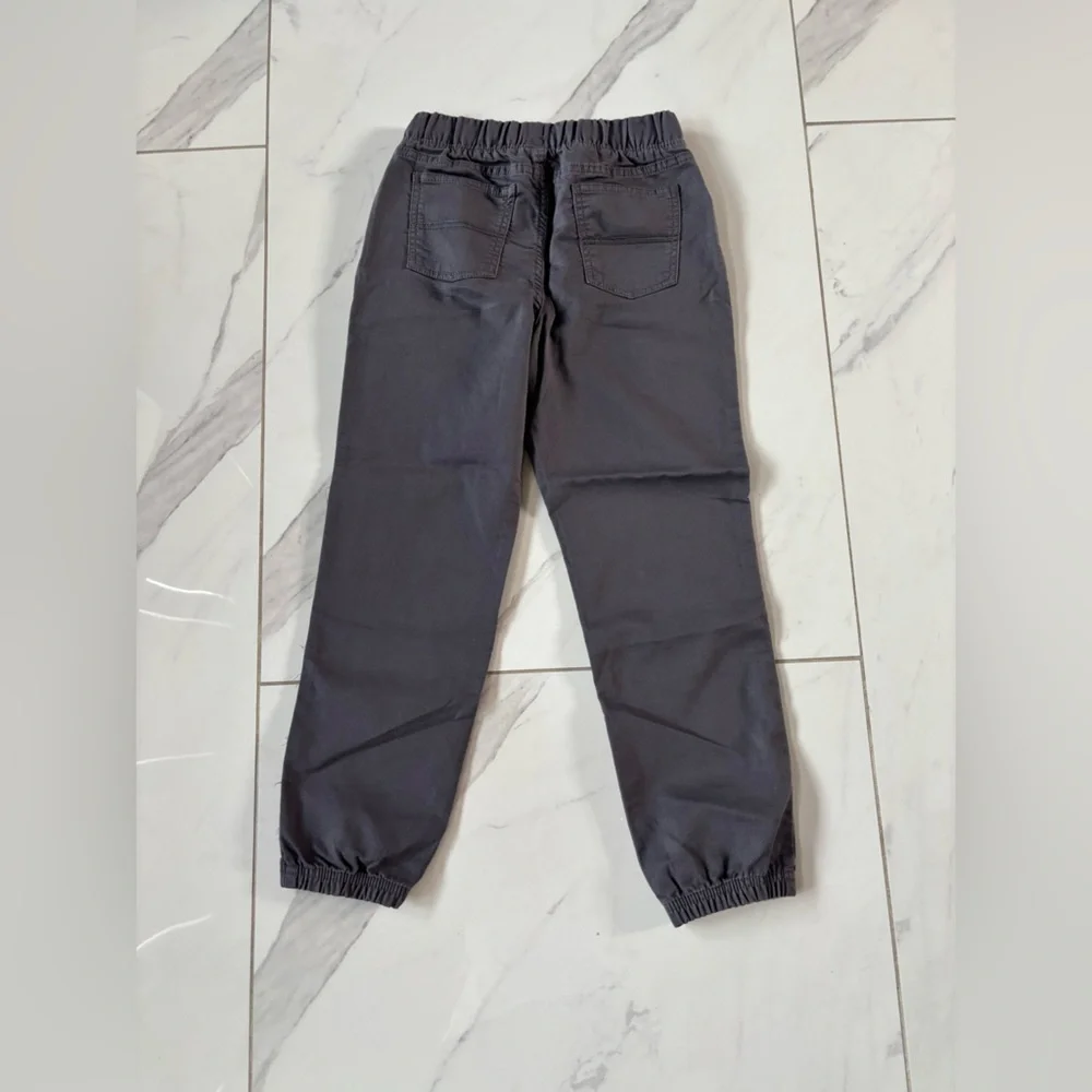 Carter's Charcoal Elastic-Waist Kids Pants - Picture 2 of 7